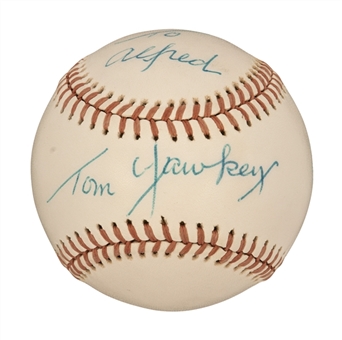 Incredible High Grade Tom Yawkey Single Signed Baseball (PSA/DNA)